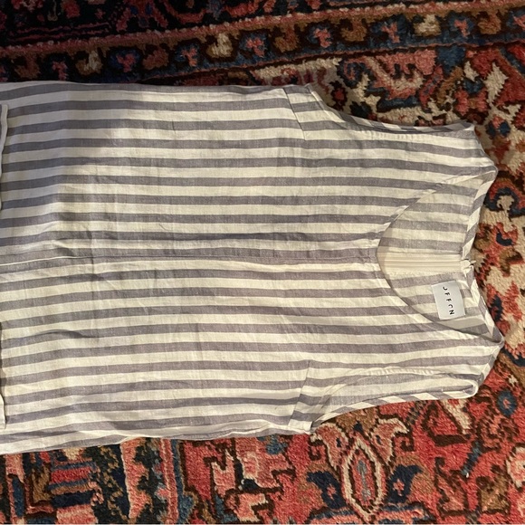 Offon Striped Linen Jumpsuit - Picture 6 of 7